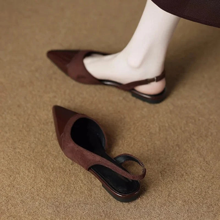 Pointed Toe Slingback Pumps