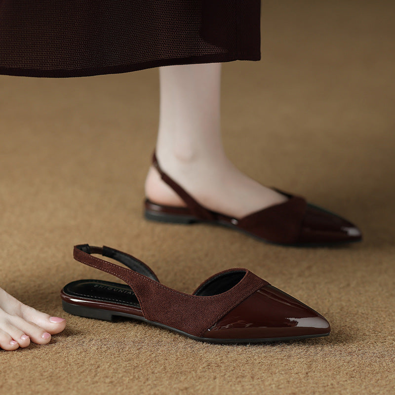 Pointed Toe Slingback Pumps