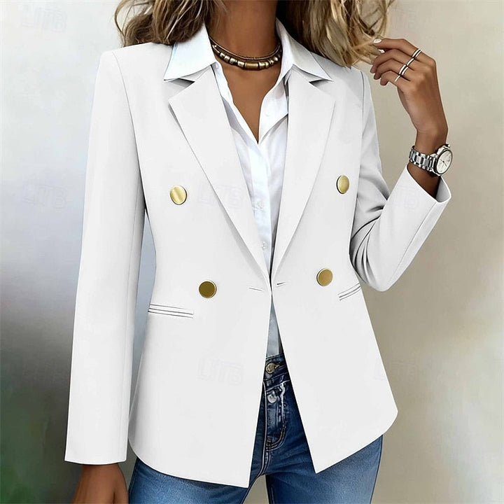 Tailored Double-Breasted Blazer