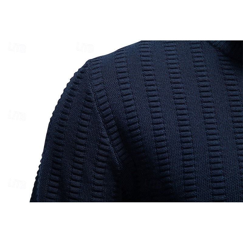 Textured Half-Zip Sweater