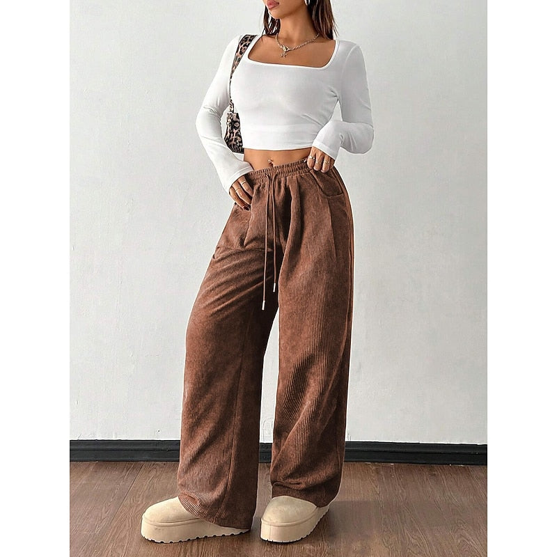 Relaxed Wide-Leg Pants