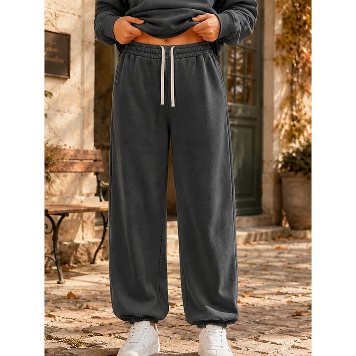 Relaxed Wide-Leg Joggers