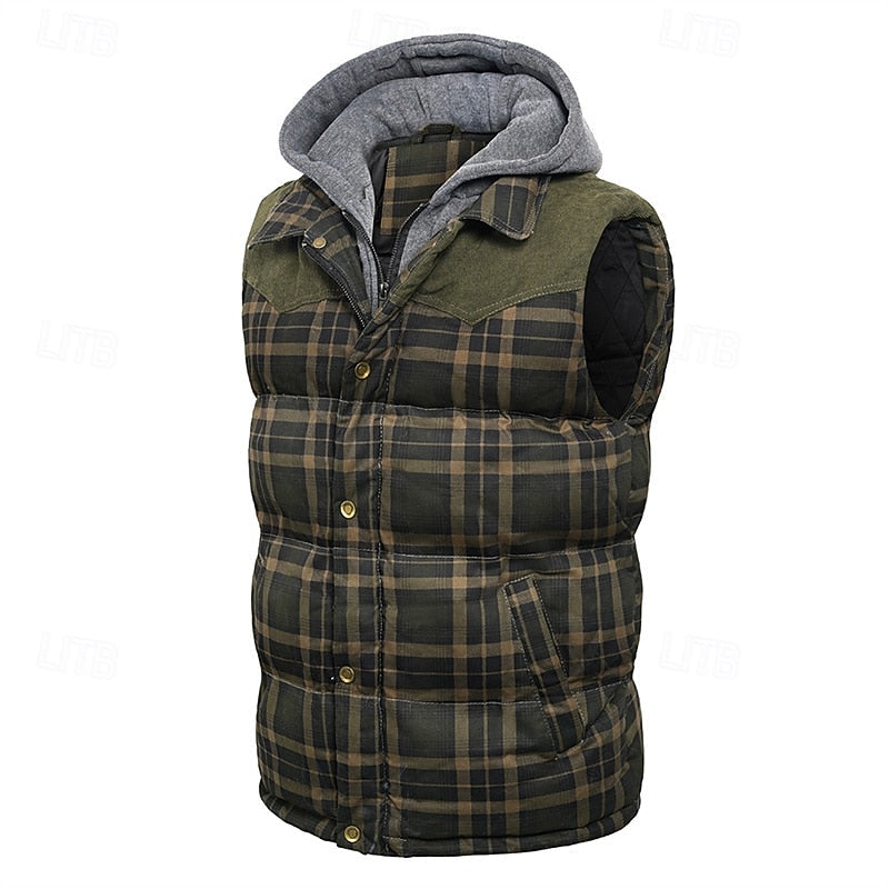 Hooded Quilted Vest