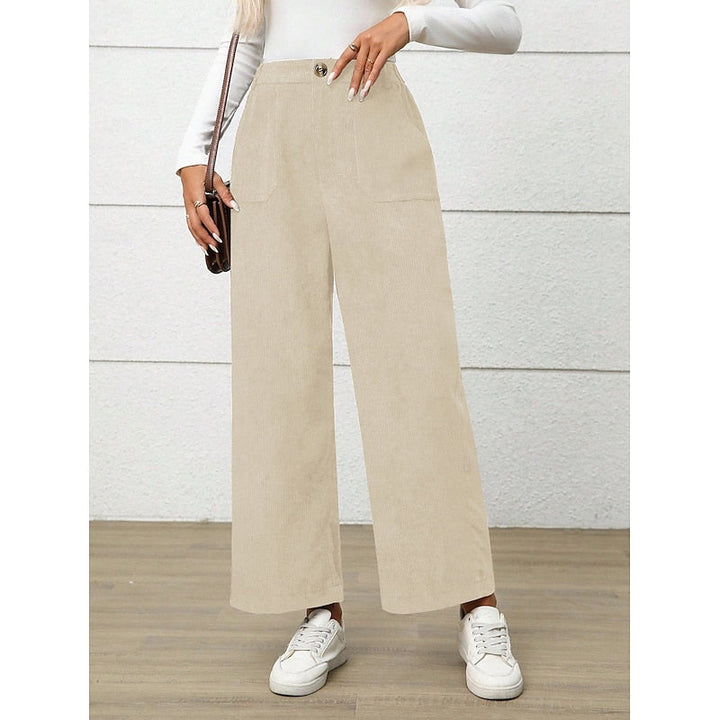 Wide-Leg High-Waist Pants