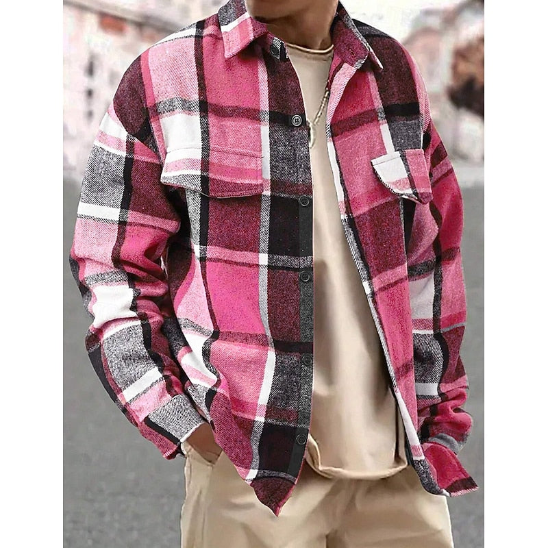 Rugged Plaid Overshirt