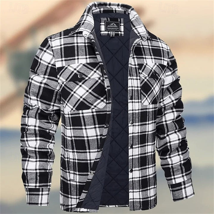 Rugged Quilted Shirt Jacket