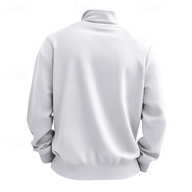 Refined Quarter-Zip Sweatshirt