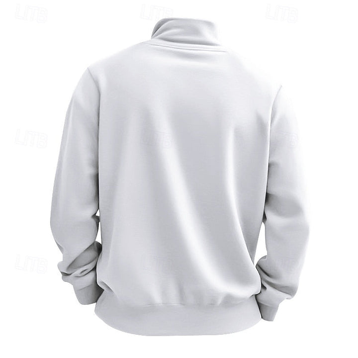 Refined Quarter-Zip Sweatshirt