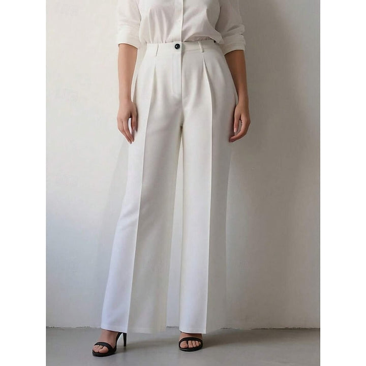 High-Waist Tailored Pants