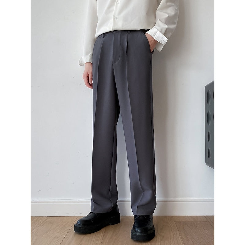 Tailored Wide-Leg Pants