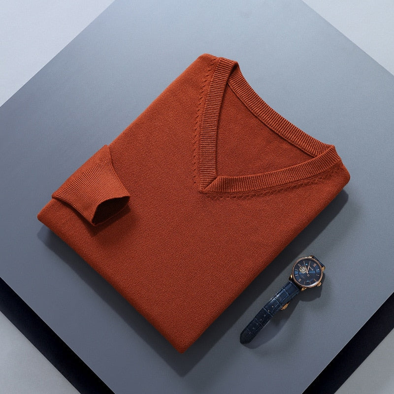 Refined V-Neck Sweater