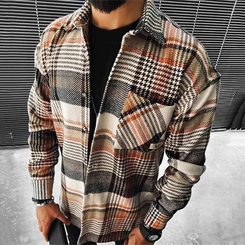 Rugged Checked Overshirt