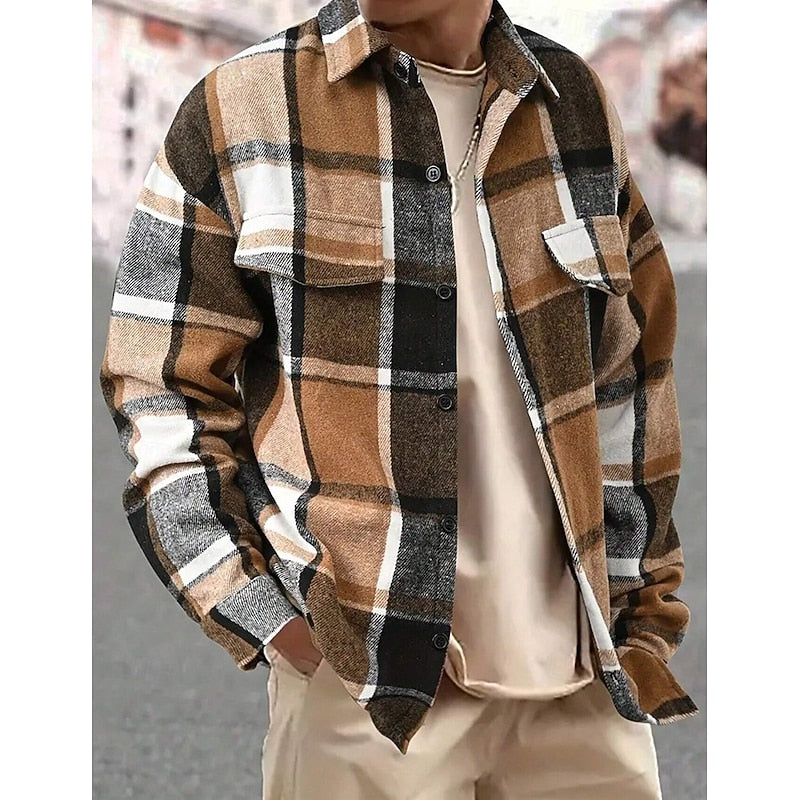 Rugged Plaid Overshirt