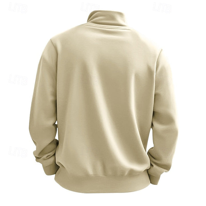 Refined Quarter-Zip Sweatshirt