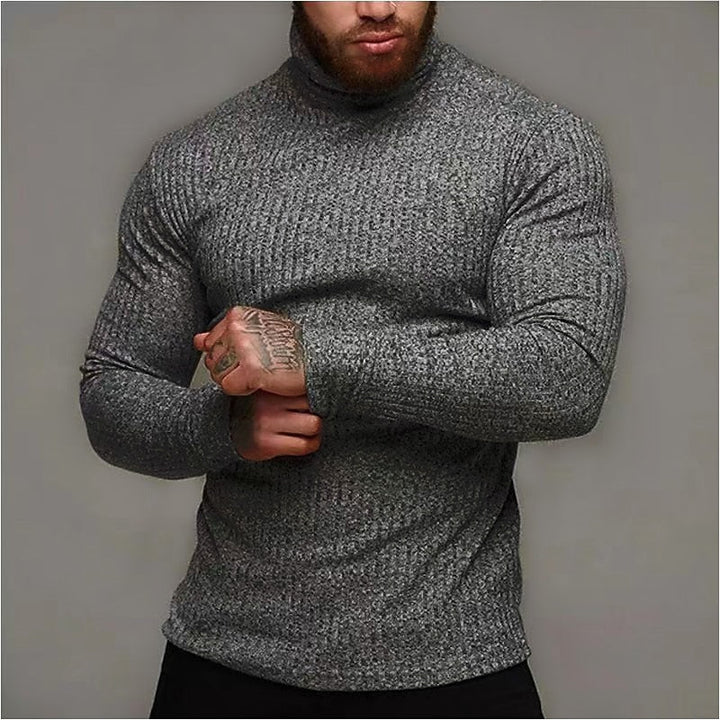 Refined Ribbed Turtleneck