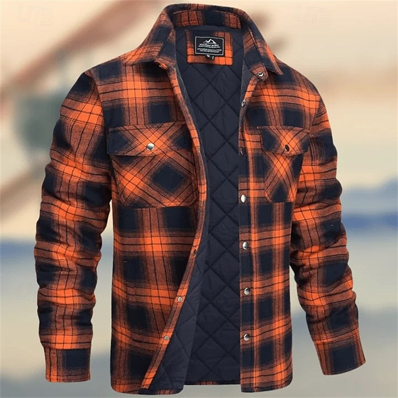 Rugged Quilted Shirt Jacket