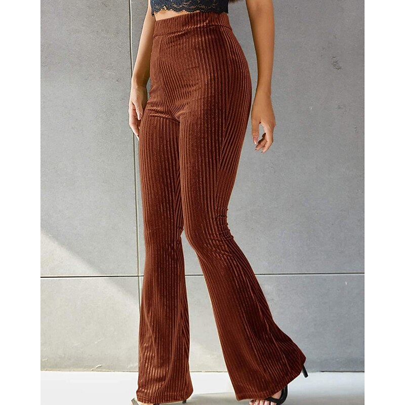High-Waist Flared Pants