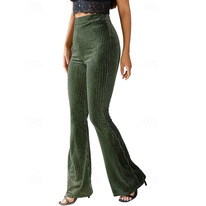 High-Waist Flared Pants