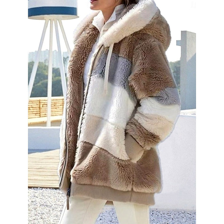 Cozy Hooded Zip-Up Jacket
