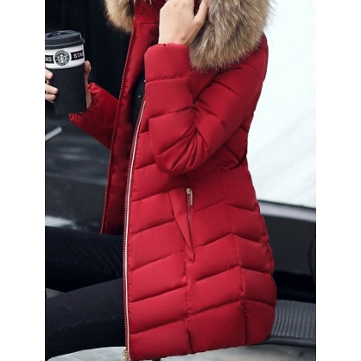 Hooded Quilted Winter Parka