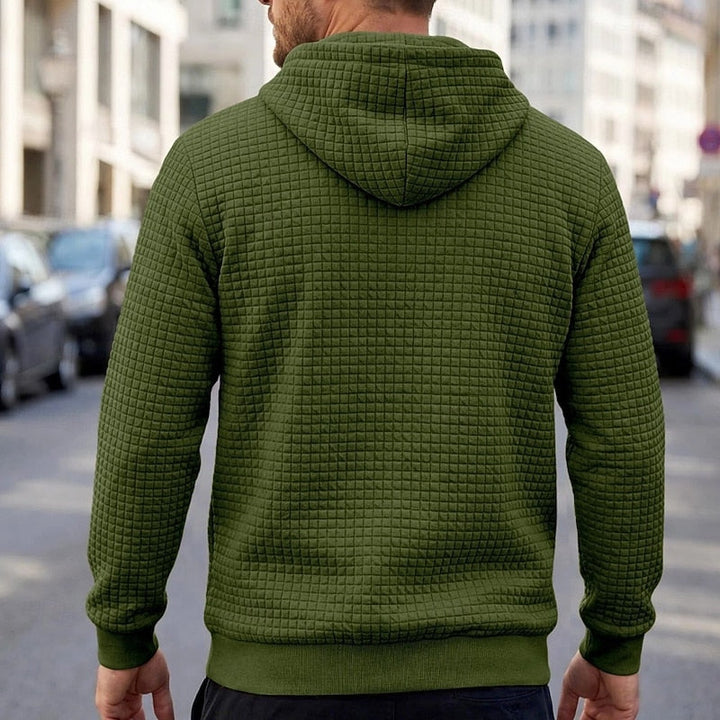 Textured Comfort Hoodie