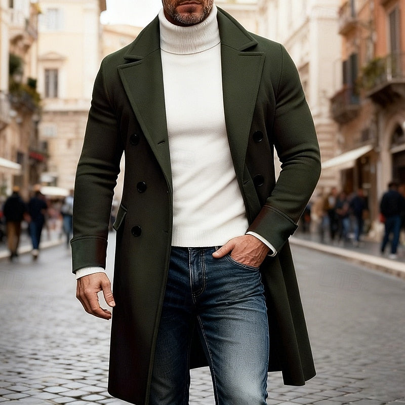 Refined Long Overcoat