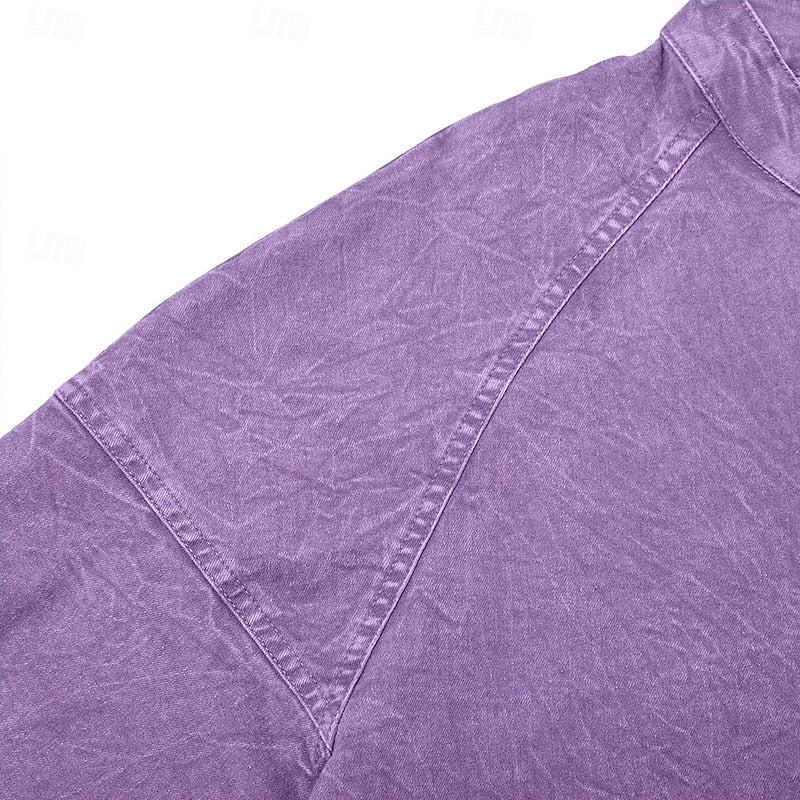 Vintage Washed Henley Shirt