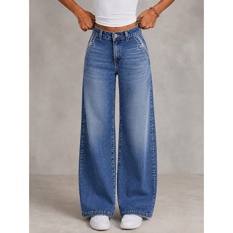 Relaxed Wide-Leg Jeans