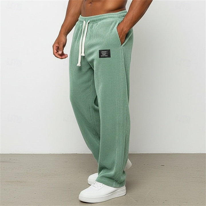 Relaxed Straight-Leg Pants