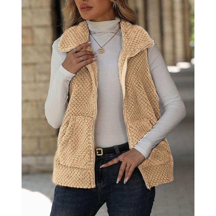 Cozy Textured Zip Vest